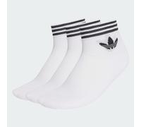 ADIDAS originals calze corta logo bianco unisex 43/46