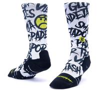 Calzini unisex Scrimmage Angry Ball calze da Padel White