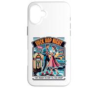 Calzini vintage abbinati Rockabilly e gruppo anni Cinquanta retrò Custodia per iPhone 16 Plus