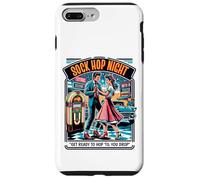 Calzini vintage abbinati Rockabilly e gruppo anni Cinquanta retrò Custodia per iPhone 7 Plus/8 Plus