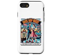 Calzini vintage abbinati Rockabilly e gruppo anni Cinquanta retrò Custodia per iPhone SE (2020) / 7 / 8