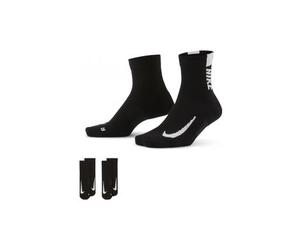 Calzini x2 nike multiplier nero unisex