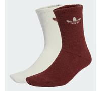 Calzino a mezza gamba soffice 2 paia Fox Brown / Off White 31-33