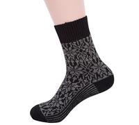 Calzino corto adulto in lana motivo Jacquard