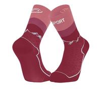 Calzino doppio BV sport SOCQUETTE DOUBLE GR ''HAUTE - POLYAMIDE'' (ROSE) 36-38
