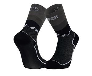 Calzino doppio BV sport SOCQUETTE DOUBLE GR ''HIGH - POLYAMIDE'' (NERO) 36-38
