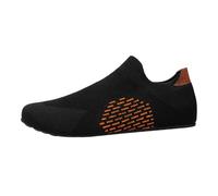 Calzino in rete da uomo, scarpe estive pigre scarpe elastiche comode casual sportive traspiranti con fondo sottile scarpa da yoga antiscivolo in tessuto a maglia calzature leggere slip-on calzature