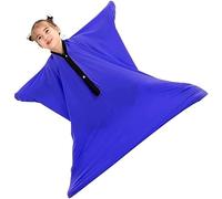 Calzino Sensoriale Elastico For Il Corpo For Persone Con Autismo, Ansia - Coperta For Il Corpo Con Simulazione Di Pressione Profonda - Avvolgimento For Tutto Il Corpo - Chiusura A Scatto(Blue,L)