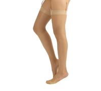 CALZITALY Calze per Reggicalze, Calze Velate, Calza da Reggicalze | S, M, L, XL, 2XL, 3XL, 4XL | Nero, Naturale | 15 DEN | Made in Italy (XL, Naturale)