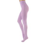 CALZITALY Collant Morbidi Opachi in Microfibra, Collant Colorati Donna S M L XL XXL 3XL 4XL 80 den Made in Italy, Lilla, XL