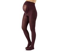 CALZITALY Collant Opachi Premaman, Calze Maternity Gravidanza | Nero, Rosso, Blu, Verde | S, M, L, XL, 2XL, 3XL, 4XL | 100 DEN | Made in Italy (XXL, Vinaccia)