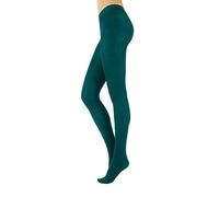 CALZITALY Collant Opaco Lana Donna, Calzamaglia Cashmere, Calze Coprente | 150 Den | S M L XL, XXL, 3XL, 4XL (XL, Mystic Green)