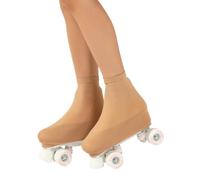 CALZITALY Copripattini per Bambina e Donna, Protezione Pattini Bambina, Proteggi Skate Unisex 130 Denari, Taglia dalla 28 alla 42, Made in Italy (1 Paio Naturale, 38-42 (240-270 mm))