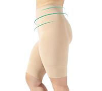 CALZITALY Guaina Contenitiva, Pantaloncino Snellente, Intimo Modellante, Mutande Contenitive | Naturale, Nero | S, M, L, XL, 2XL, 3XL, 4XL | Made in Italy (S-M, Naturale)