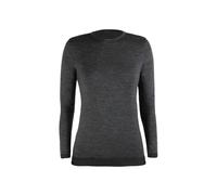 CALZITALY Maglia Termica Unisex, Maglietta Lana Merino Manica Lunga, Intimo Termico Uomo e Donna, Sci, Escursionismo, Trekking | Made in Italy (XS-S, Grigio)