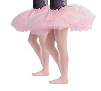 CALZITALY PACK 1/2 Collant Danza Bambina | Calze Ballet Bimba | 40 Den | da 4 a 14 anni | Rosa, Nero, Naturale, Bianco (10 anni, 2 Paia - Rosa)