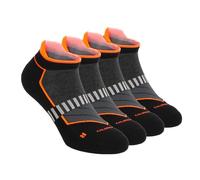 CALZITALY PACK 2-3-6 PAIA Calze Sportive Unisex, Calzini Corti da Corsa, Ciclismo Tennis Padel Trekking Escursionismo, Calzini Running Lunghi, 100% Made in Italy (43-46, 2 Paia Fantasmini: Arancio)