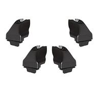 CAM 40043 Attacchi Fissaggio con Staffe di Montaggio Completo e Coperchio, Atos 5P, Carico Massimo 50kg, Nero