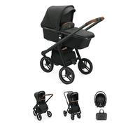 Cam Carrozzina Trio Neonato PURO Nero con Accessori Inclusi