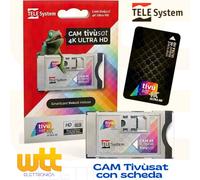 CAM HD 4K TIVUSAT CERTIFICATA TV SAT SMARCAM HD CON SCHEDA