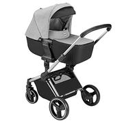 CAM Il Mondo del Bambino - art.914/T933 - Sistema Modulare Next Evo - carrozzina, passeggino, seggiolino auto e borsa - made in Italy - perfetto da 0 a 48 mesi - GRIGIO
