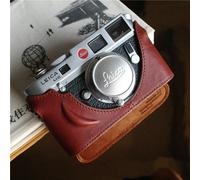 Cam-in custodia mezza custodia per fotocamera in vera pelle per Leica M7 M6...