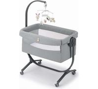 Cam Lettino Culla Neonato da Campeggio, Viaggio, Portatile Fianco Letto per Co-sleeping con Ruote Funzione Dondolo colore Grigio - Cullami