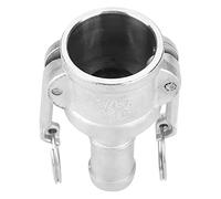 Cam Lock, accoppiamento Camlock, 1pc acciaio inossidabile 316 tipo C adattatore camlock accoppiamento estremità femmina x maschio Barb DN20 G3/4