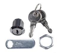 Cam Lock Soluzione per armadi e cassetti Design in metallo con 2 chiavi per una protezione affidabile (16 mm)