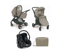 Cam - Trio Fluido Easy Con Seggiolino Auto Area 0+ Isize, Tortora