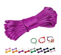 CAMAL 2,5mm Filo per Braccialetti, Fili Nylon per Braccialetti 10m Filo Nylon Cordoncino per Collane Fai Da Te, Cordino per Braccialetti, Gioiello, Perline, Artigianato (Rosso rosa)