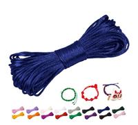CAMAL 2mm Filo per Braccialetti, Fili Nylon per Braccialetti 20m Filo Nylon Cordoncino per Collane Fai Da Te, Cordino per Braccialetti, Gioiello, Perline, Artigianato (Blu reale)