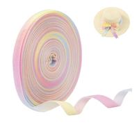 CAMAL Nastri Colorati, 10mm x 9m Nastro Arcobaleno di Velluto, Lusso Nastro Regalo Tessuto in Poliestere Nastri per Palloncini, Archi, Confezioni Regalo, Decorazioni di Matrimonio