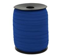 CAMAL Nastro Elastico per Cucito, Fettuccia Poliammide 15mm x 100m Nastro Elastico Sbieco a Piega Singola Nastrino Twill per Cucito Fai da Te per Bordatura, Trapuntatura, Tubature(Blu Reale)