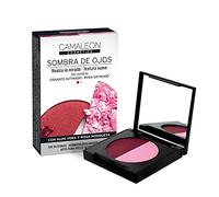Camaleon Cosmetics - Palette Ombra Occhi - Colore Rosa e Granato - Senza Siliconi - Con Olio di Rosa Mosqueta - 1 Pezzo - 3 gr