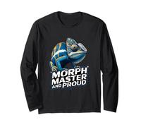 Camaleonte Allevatore Morph Master E Orgoglioso Rettile Lucertola Maglia a Manica