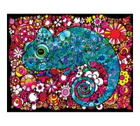Camaleonte Grande 47*35 Colorvelvet disegno in velluto da colorare. Con set di pennarelli Carioca. 8024238141023