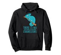 Camaleonte T Shirt - No Such Thing As Too Many Chameleons Felpa con Cappuccio
