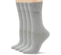 Camano 3642000 Calze, Grigio (Grey 0010), 39/42 (Pacco da 4) Donna