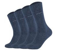 Camano Calze Unisex - Calze Morbide, Monocromatiche, Confezione Da 4
