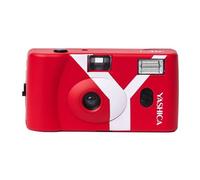 Cámara Analógica Yashica MF-1 Riutilizzabile 35mm Obiettivo 31mm Flash Rossa