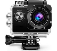 Prixton Action Cam MultiSport DV609, Fotocamera Subacquea, Risoluzione 4K, 5 Mpx, Connessione UBS e MicroSD, Videocamera Sommergibile