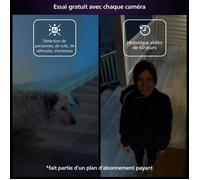 Cámara inalámbrica segura Philips Hue - HD 1080P - Interior o exterior - Control con una sola aplicación - Blanca