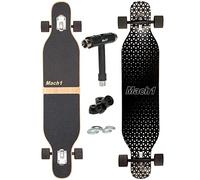 Camber Longboard con cuscinetti a sfera Mach1 in ceramica Flex1 Drop Through Cruiser Freeride Pattinaggio completo con T-Tool