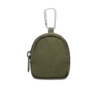 Cambia borsa portachiavi cerniere tasca esterna chiave borsa portafoglio uomo portamonete sacchetti cintura marsupio con fibbia, Colore militare, as show