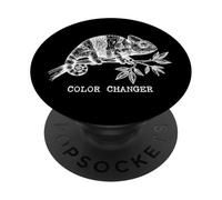 Cambia Colore Camaleonte Arte a Tratto PopSockets PopGrip Adesivo