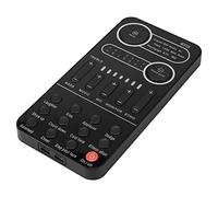 Cambia voce con effetti audio multipli, portatile, compatibile con schede che cambiano il suono dal vivo, telefono, PC, tablet, altoparlante (D 15 x 7,6 x 1,2 cm)