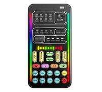 Cambia Voce Portatile - Creatore di Suoni Elettronico Portatile - Modulatore Disguiser Vocale con Luci LED - 8 Voci Diverse - Compatibile con Cellulare, Telefono, PC, Laptop, ecc