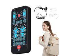Cambia voce portatile, multifunzionale e portatile, con 8 effetti sonori, scheda audio portatile, scheda audio portatile, scheda audio dal portatile, travestimento vocale Plug and Play per DJ