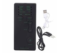 Cambia Voce Portatile, Scheda Audio con 7 Diversi Cambi di Voce, Plug and Play, Mini Cambia Voce con Interfaccia da 3,5 Mm per Computer Portatile per Telefoni Cellulari